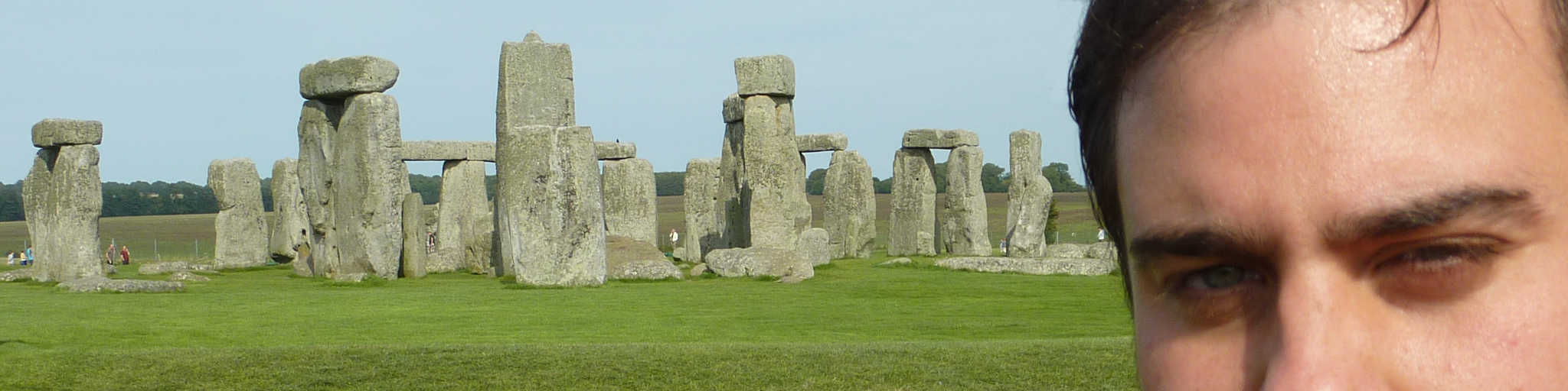 Miguel at Stonehenge